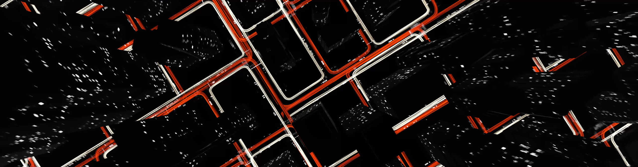 Mad Apple screen content with animated urban graphics